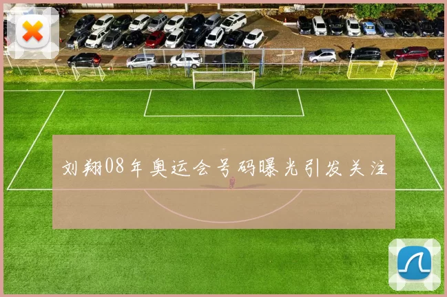 刘翔08年奥运会号码曝光引发关注
